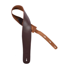 Sire Basses Premium Leather Bass Guitar Strap 90mm wide, Brown