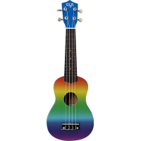 CLX Calista Ukulele Sopraan Rainbow Air