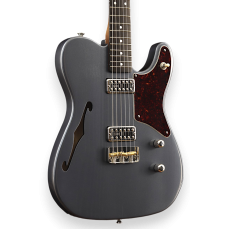 Rojo Te-Cabronita Thinline Gloss Charcoal Frost Metallic