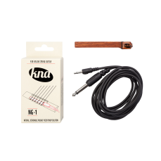 KNA Pickups classic guitar piezo pickup system, with 1/8" to 1/4" calbe