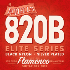 La Bella Flamenco snarenset black nylon