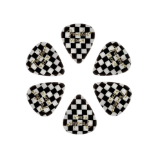 Fender Plectrums Checkers 12pack Medium Celluloid