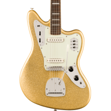 Squier Limited Edition Classic Vibe 70s Jaguar Matching Headstock Gold Sparkle