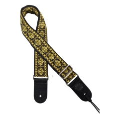 Gaucho gitaarband jacguard weave yellow