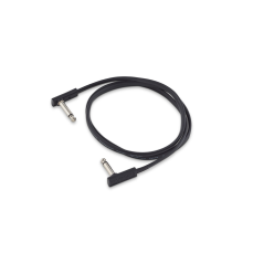 RockBoard Flat Patch Cable Black 100cm Angled