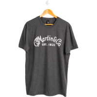 Martin & Co Shirt Charcoal with White Logo Medium