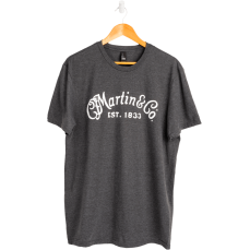 Martin & Co Shirt Charcoal with White Logo Extra Large