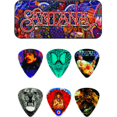 Dunlop Carlos Santana Medium Pick Tin 6-Pack