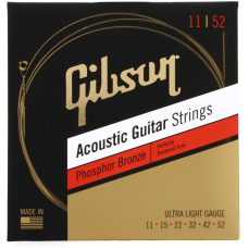 Gibson Phosphor Bronze Acoustic Guitar Strings 011-052