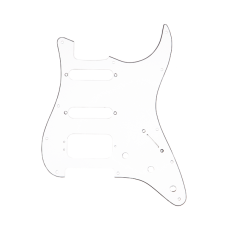 Fender Pickguard, Stratocaster H/S/S, 11-Hole Mount (3-Screw Mount HB), White, 3-Ply