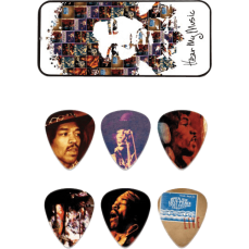 Dunlop Jimi Hendrix Hear my Music Pick Tin 6-Pack