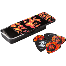 Dunlop Jimi Hendrix Voodoo Fire Heavy Pick Tin 6-Pack
