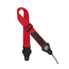 Gaucho gitaarband with 3 pick holders red