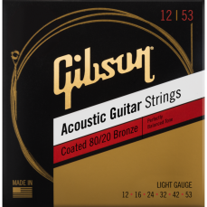 Gibson Coated 80/20 Bronze Light Gauge