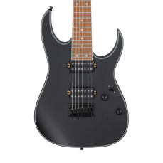 Ibanez RG7421EX Black Flat 7-snarige elektrische gitaar