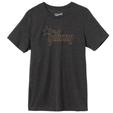 Gibson Star Logo Tee Charcoal Small