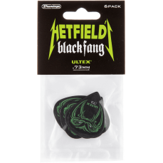 Dunlop plectrum ultex Hetfield blackfang .73 mm 6pack