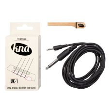 KNA Pickups ukulele piezo pickup system, with 1/8" to 1/4" calbe